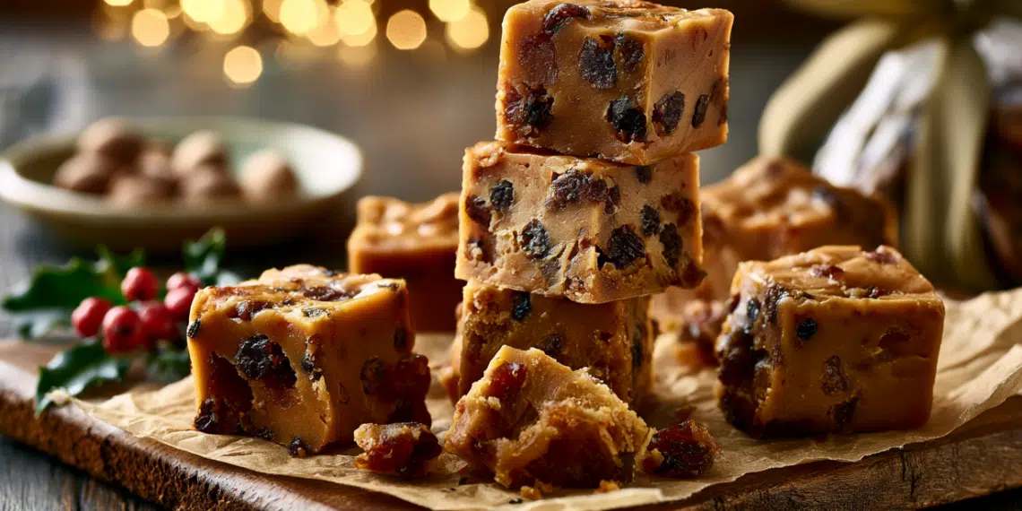 Christmas Pudding Fudge: Creamy, Festive &Amp; Easy - Thefoodiebunch Christmas Pudding Fudge