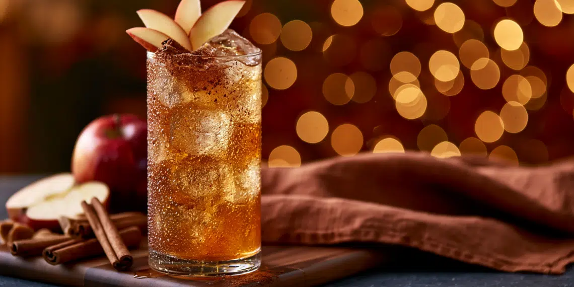 Spiced Apple Rum Cocktail