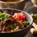 Beef Gyudon Japanese Soy Beef Rice Bowl Recipe