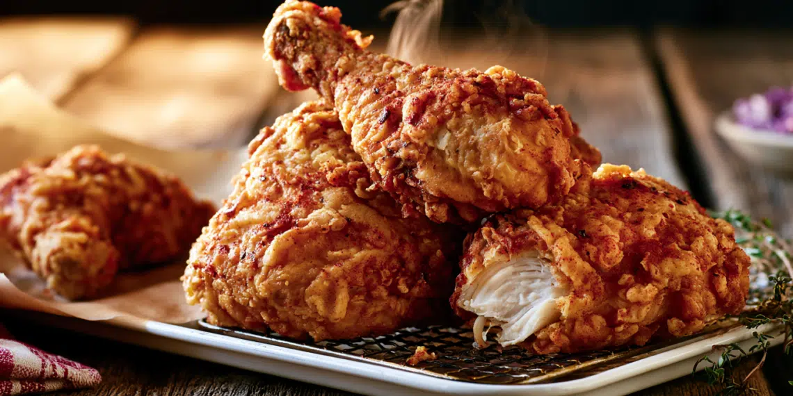 Crispy Buttermilk Fried Chicken (Southern Recipe)