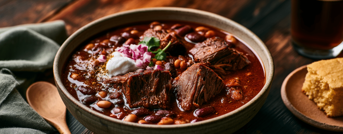 Texas Brisket Chili — Tender, Smoky &Amp; Rich