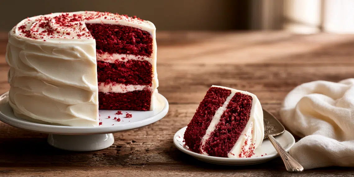 Red Velvet Cake With Cream Cheese Frosting