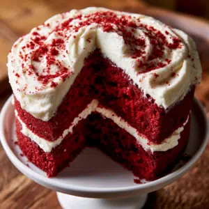 Red Velvet Cake With Cream Cheese Frosting