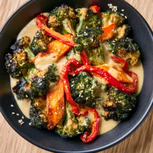 Umami-Packed Miso Sesame Dressing For Roasted Vegetables - Thefoodiebunch Miso Sesame Dressing For Roasted Vegetables