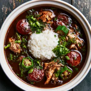 Spicy Andouille Sausage Gumbo A Louisiana Culinary Journey - Thefoodiebunch Chicken &Amp; Andouille Sausage Gumbo (Dark Roux)
