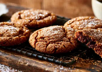Chewy Molasses Cookies (Crackled Sugar Tops)