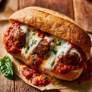 Meatball Subs With Homemade Marinara Sauce