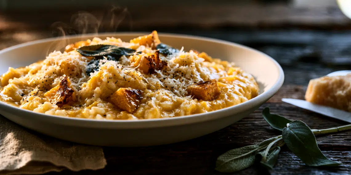 Creamy Butternut Squash Risotto (Easy One-Hour Recipe)