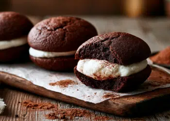 Chocolate Whoopie Pies With Creamy Filling