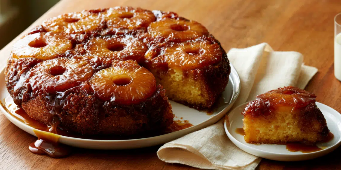 Upside-Down Pineapple Cake