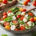 Zucchini Noodle Caprese Salad