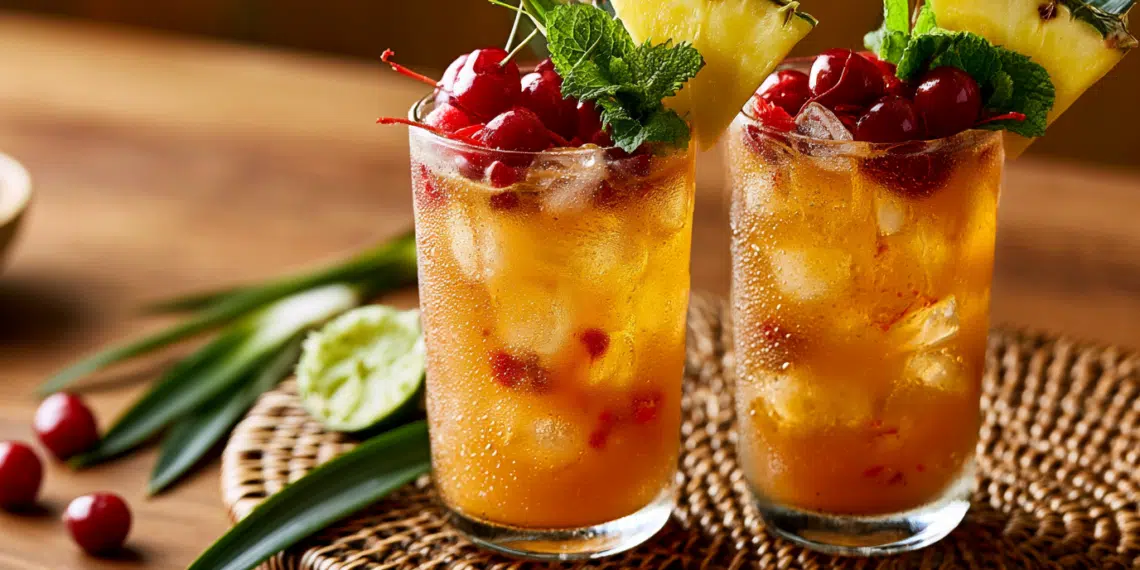 Luau Scorpion Cocktail Tropical Rum Drink For Two