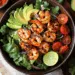 Zesty Chili Lime Shrimp Salad With Fresh Avocado