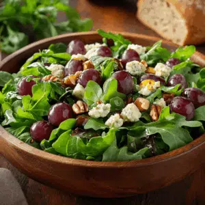 Sweet And Tangy Grapes Gorgonzola Salad With Hazelnuts - Thefoodiebunch