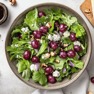 Sweet And Tangy Grapes And Gorgonzola Salad - Thefoodiebunch