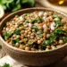 Hearty Mediterranean Lentil And Spinach Salad Bursting With Flavor