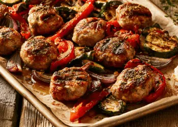 Sausage And Veggie Sheet Pan Dinner