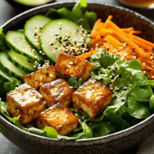 Umami-Rich Miso Tofu Salad With Sesame Elegance - Thefoodiebunch Umami-Rich Miso Tofu Salad With Sesame Elegance - Thefoodiebunch