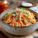 Fiery Korean Fusion Slaw With Kimchi And Crunch - Thefoodiebunch Fiery Korean Fusion Slaw With Kimchi And Crunch