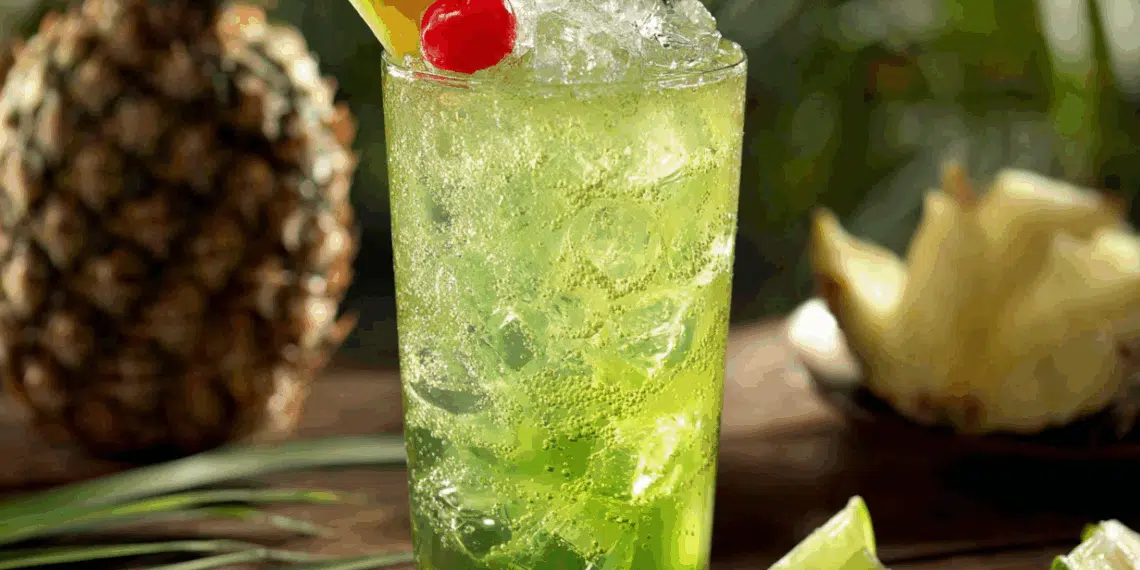 Tropical Green Pearl Harbor Cocktail Delight - Thefoodiebunch Pearl Harbor Cocktail