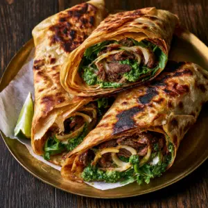 Beef Paratha Rolls – Pakistani Street Food Recipe