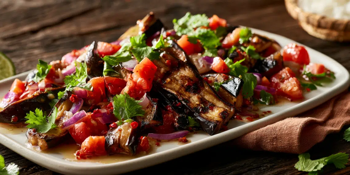 Ensaladang Talong Filipino Grilled Eggplant Salad