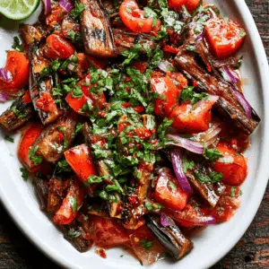 Ensaladang Talong Filipino Grilled Eggplant Salad