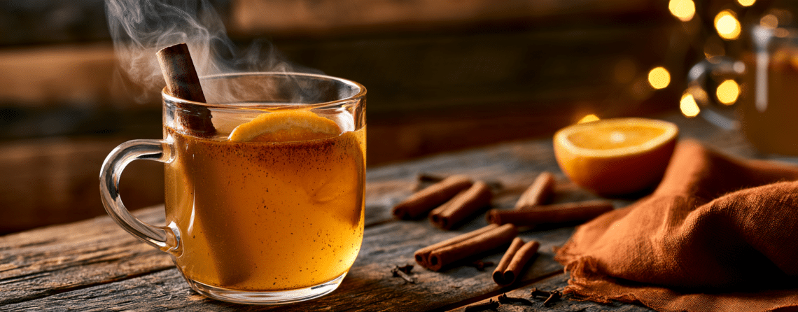 Spiked Apple Cider — Bourbon Or Rum Hot Cider