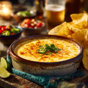 Creamy Tex-Mex Queso Dip That Elevates Snack Time - Thefoodiebunch Velvety Tex-Mex Queso Dip
