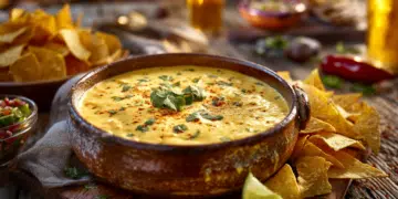 Velvety Tex-Mex Queso Dip