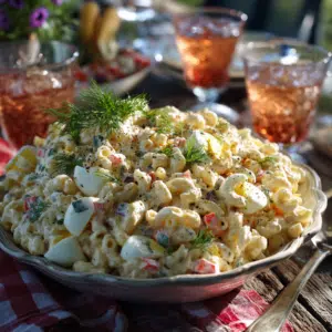 Creamy Macaroni Salad A Classic Midwestern Summer Delight - Thefoodiebunch Classic Creamy Macaroni Salad