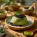 Matcha Meets Italy: A Delicate Green Dessert Fusion - Thefoodiebunch Matcha Panna Cotta With Black Sesame Crumble