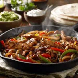 Sizzling Chicken Fajitas