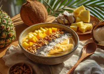 Tropical Sunrise Smoothie Bowl