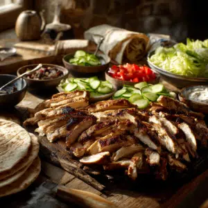 Street Food Magic: Authentic Chicken Shawarma Delight - Thefoodiebunch Authentic Chicken Shawarma