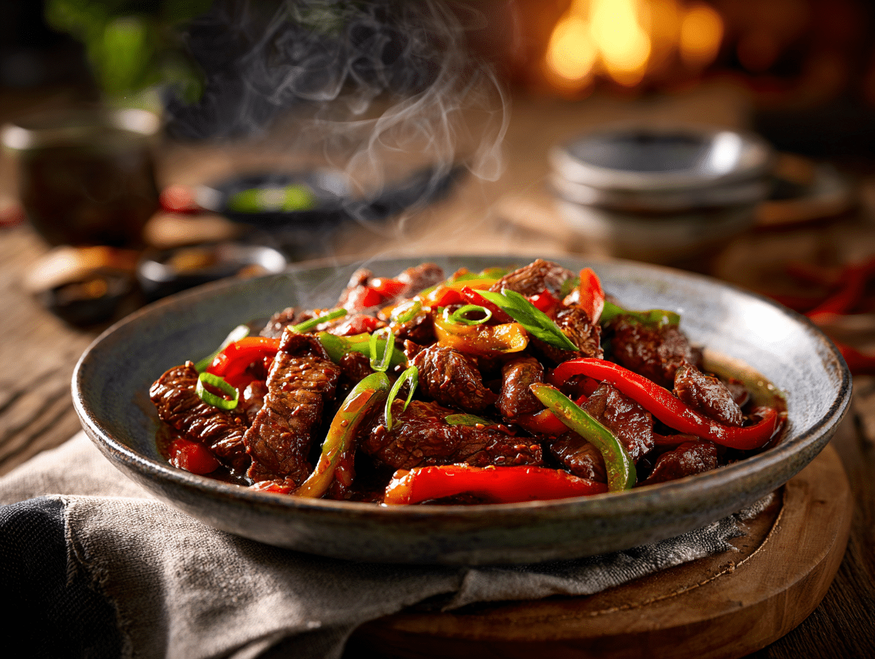 Savory Black Pepper Steak: A Chinese-American Classic Delight - Thefoodiebunch Classic Black Pepper Steak