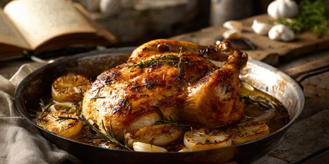 Grandma'S Classic Herb Roast Chicken - A Timeless Family Recipe - Thefoodiebunch Rustic Herb Chicken Inspired By My Old Recipe Book
