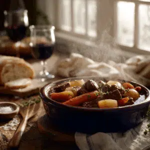 Hearty Red Wine Braised Beef Stew