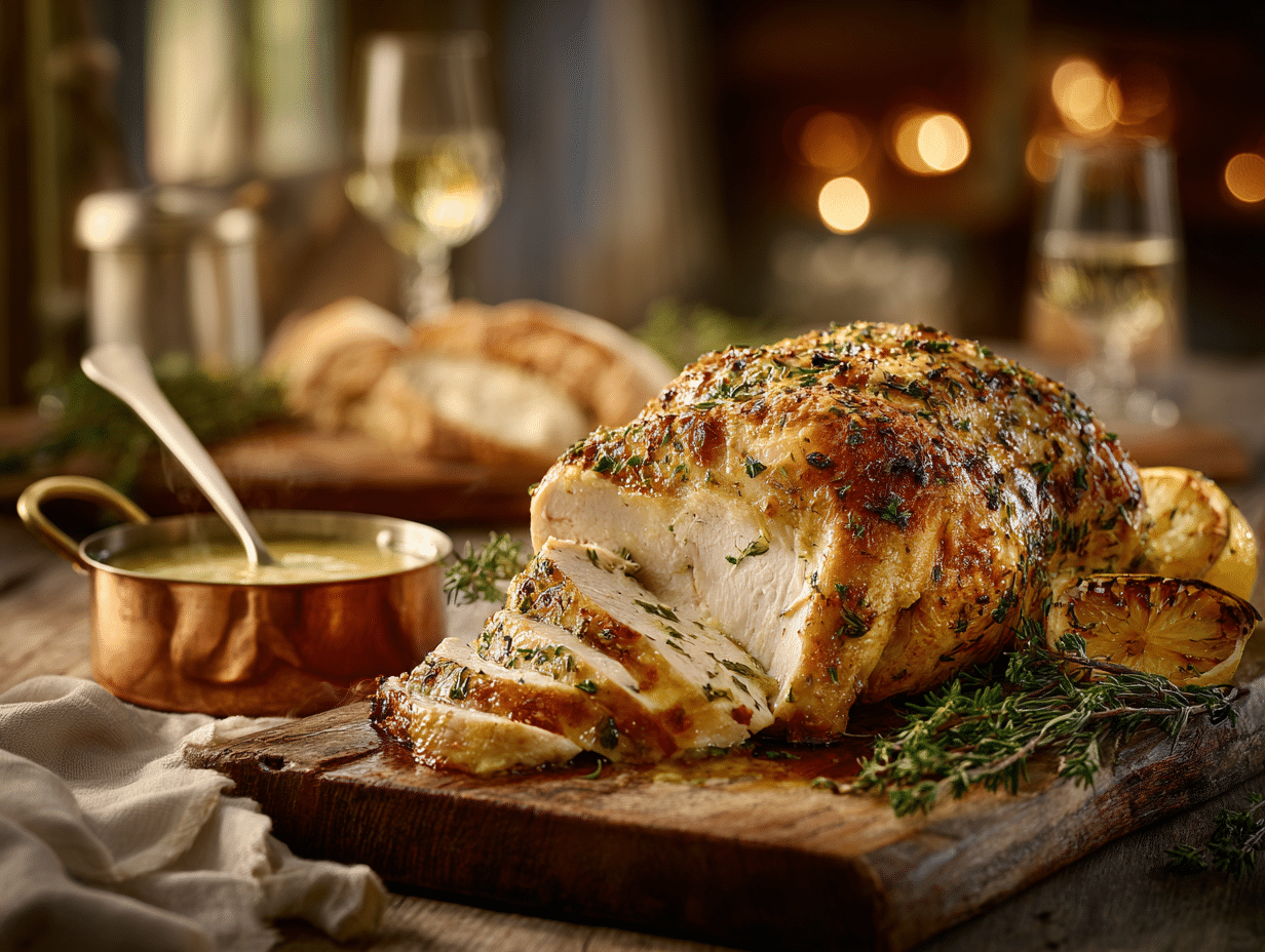 Rustic French Herb Roasted Chicken With Lemon Butter - Thefoodiebunch Rustic French Herb Roasted Chicken With Lemon Butter - Thefoodiebunch