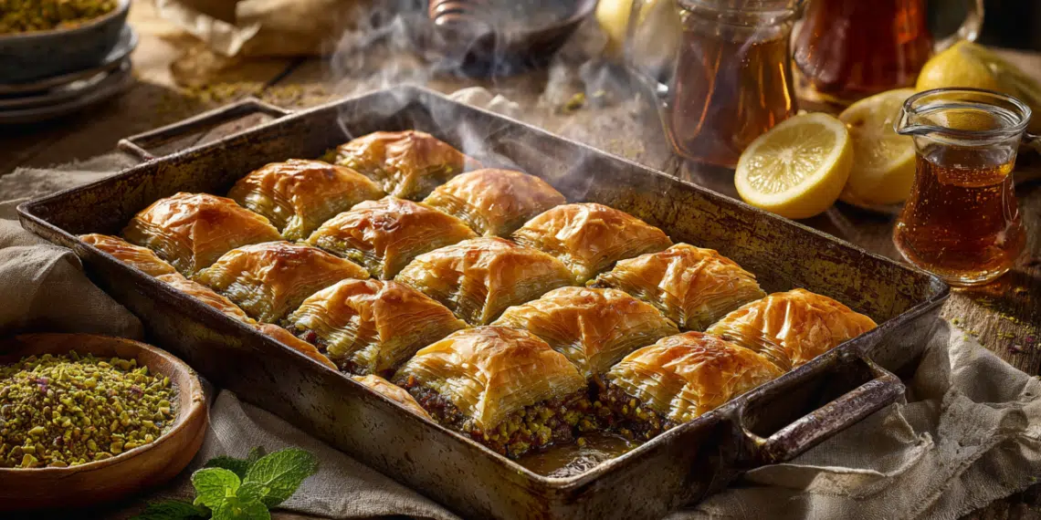 Pistachio Baklava: A Sweet Journey Through Middle Eastern Tradition - Thefoodiebunch Classic Pistachio Baklava