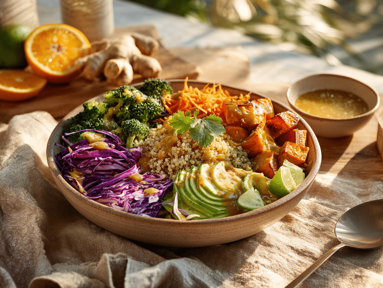 Radiant Glow Bowl: Nourishing Wellness In Every Colorful Bite - Thefoodiebunch Radiant Glow Bowl: Nourishing Wellness In Every Colorful Bite - Thefoodiebunch