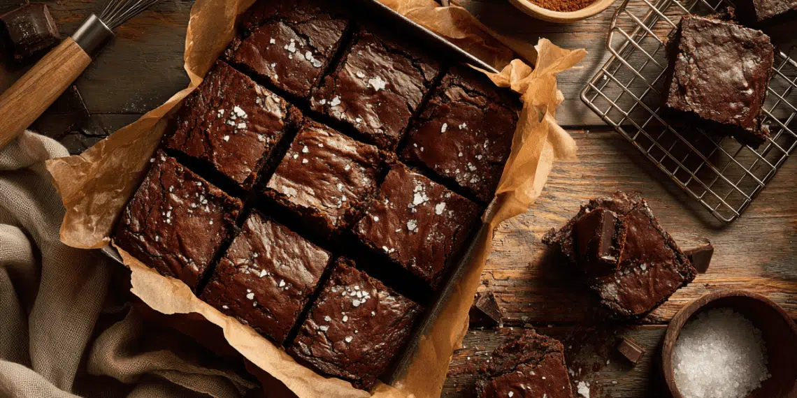 Luxurious Dark Chocolate Brownies