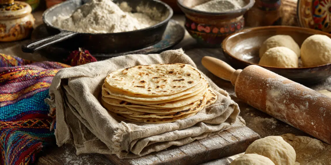 Handmade Flour Tortillas Fresh From Your Home Kitchen - Thefoodiebunch Homemade Flour Tortillas