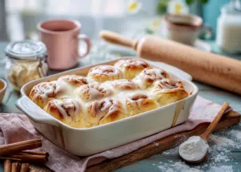 Cinnamoroll-Inspired Japanese Milk Bread Cinnamon Rolls