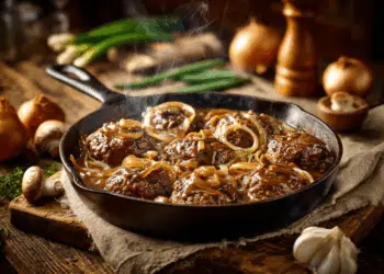 Classic Salisbury Steak With Onion-Mushroom Gravy