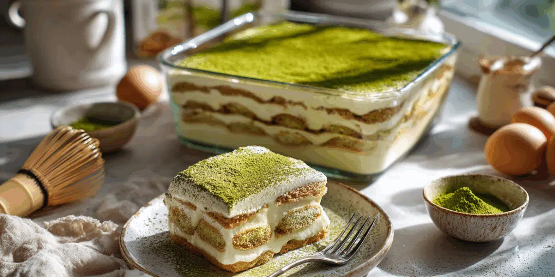A Matcha Made In Dessert Heaven: East Meets West - Thefoodiebunch Matcha Tiramisu
