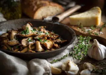Sautéed Oyster Mushrooms With Garlic And Thyme