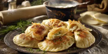 Traditional Potato And Cheese Perogies