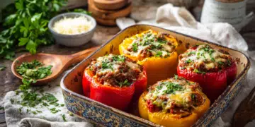 Classic Mediterranean Stuffed Peppers