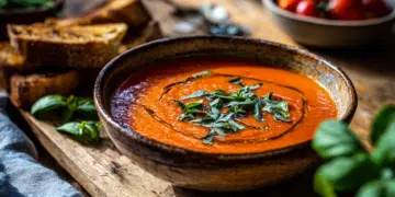 Smoky Roasted Red Pepper &Amp; Tomato Soup